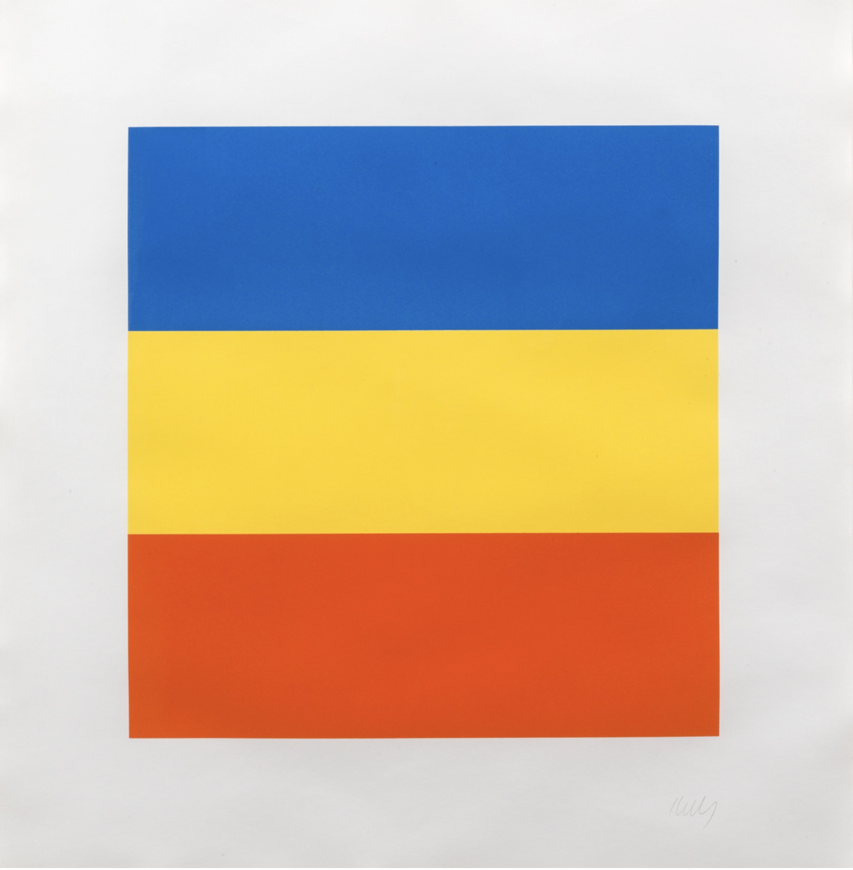 Blue, Yellow, Red by Ellsworth Kelly
