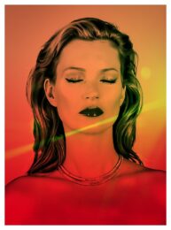 Chris Levine Kate Moss Print from the Icons Series by Chris Levine at Clifton Gallery