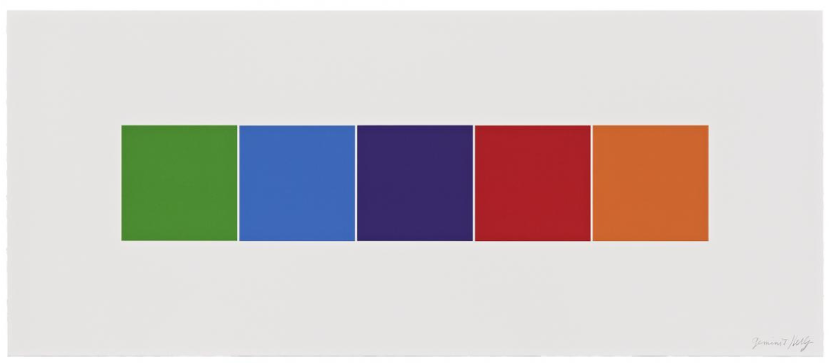 Color Squares 4 by Ellsworth Kelly