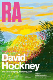David Hockney The Arrival of Spring, Normandy No.227 Royal Academy Exhibition Poster by David Hockney at Clifton Gallery