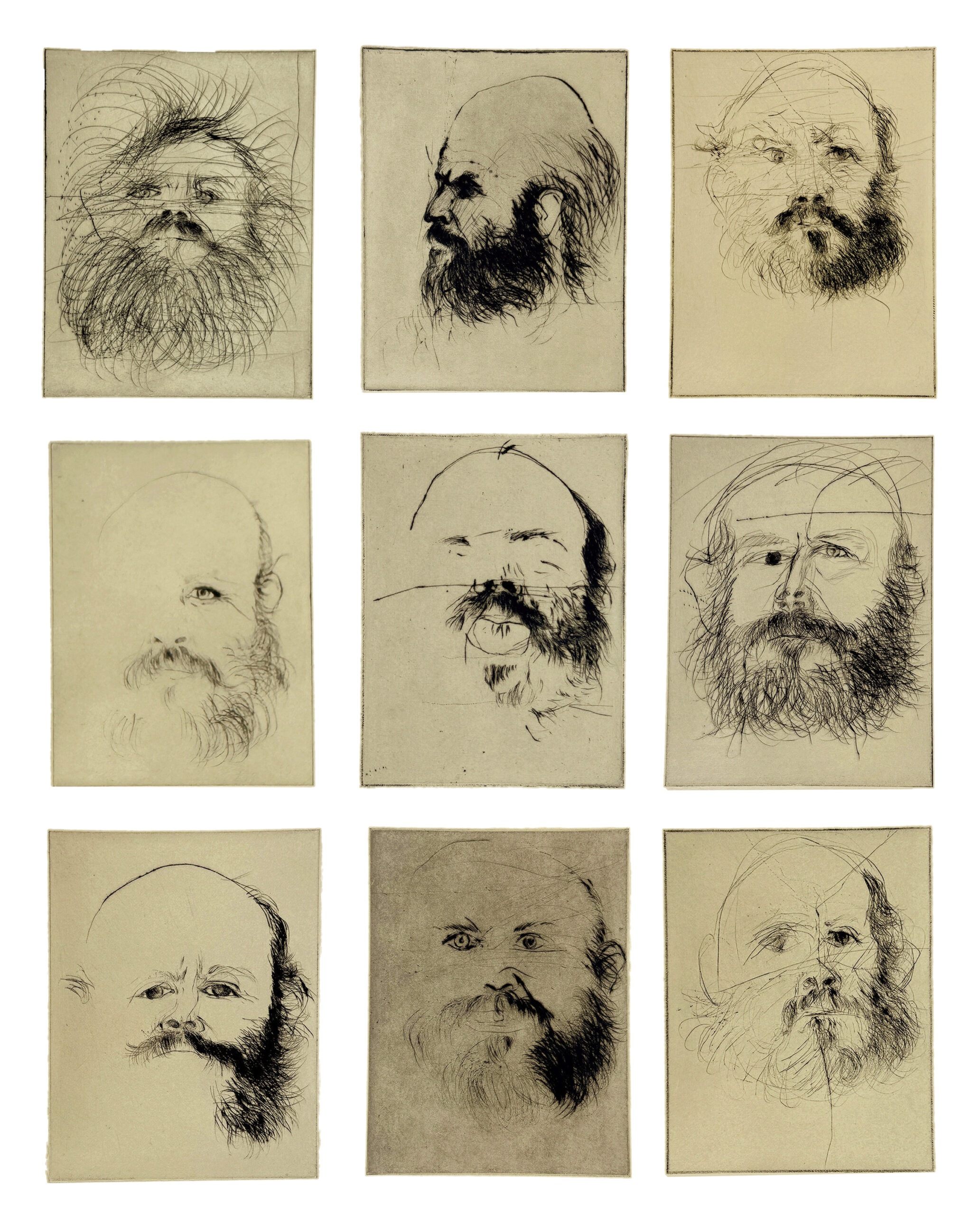 Self Portraits portfolio by Jim Dine