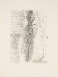 Femme nue, la jambe pliée (Suite Vollard 8) by Pablo Picasso at Sylvan Cole Gallery