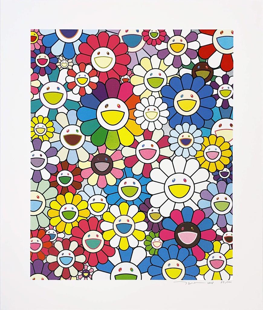 Flowers on the Island Closest to Heaven by Takashi Murakami