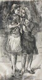 Friends by Isabel Bishop at William Chambers Art