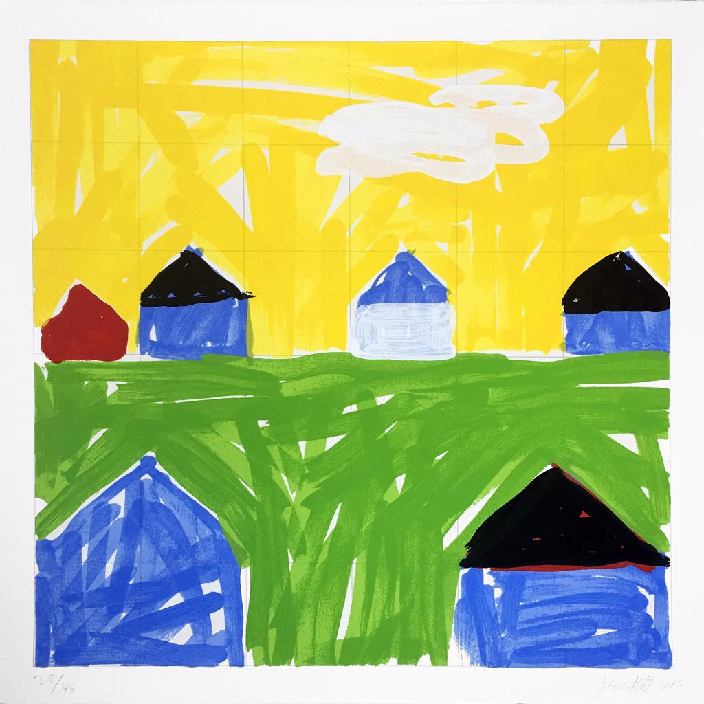 House II #6 by Jennifer Bartlett
