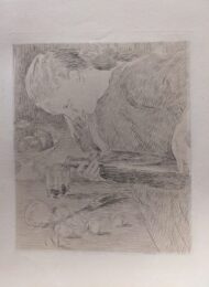 L’Enfant à la Bouteille by François Joseph Guiget at Sylvan Cole Gallery