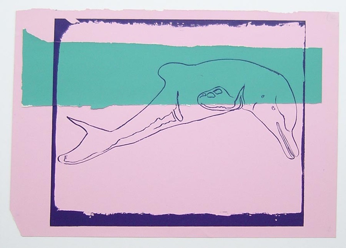 Vanishing Animals: La Planta River Dolphin by Andy Warhol