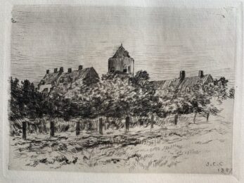 La Tour du Renard by Jean-Charles Cazin at Sylvan Cole Gallery