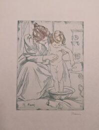 La toilette de l’enfant by Charles Maurin at Sylvan Cole Gallery