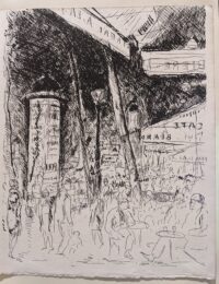 Le Boulevard Montparnasse by André Dunoyer de Segonzac at Sylvan Cole Gallery