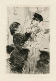 Le noeud de cravate by Jean-Louis Forain at Sylvan Cole Gallery