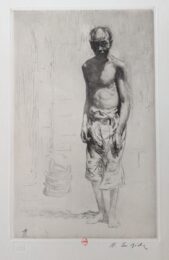 Mendiant Chinois by Henri Le Riche at Sylvan Cole Gallery