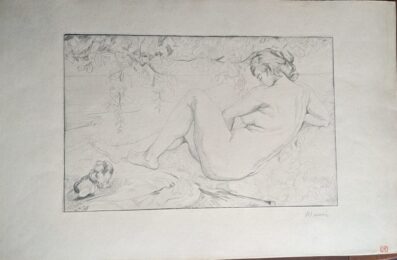 Nu allongé de dos by Charles Maurin at Sylvan Cole Gallery