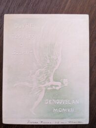 Ouvres tes ailes o souhait de nouvel an MCMVII (new year’s greeting card for 1907) by Pierre Roche at Sylvan Cole Gallery