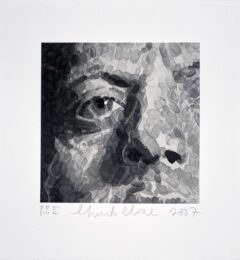 Phil (Detail) by Chuck Close at Hamilton-Selway Fine Art