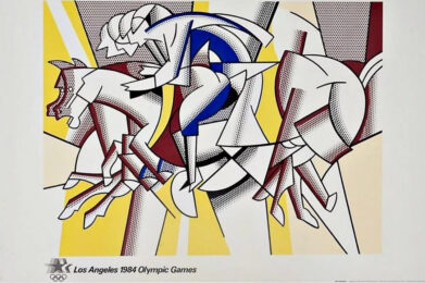 Roy Lichtenstein 1984 Los Angeles Olympics Poster by Roy Lichtenstein at Clifton Gallery