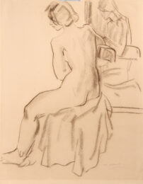 Seated Nude by Iain Macnab at Editions Graphiques Ltd