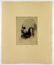 Self Portrait (plate one from Self Portraits portfolio) by Jim Dine at Petersburg Press