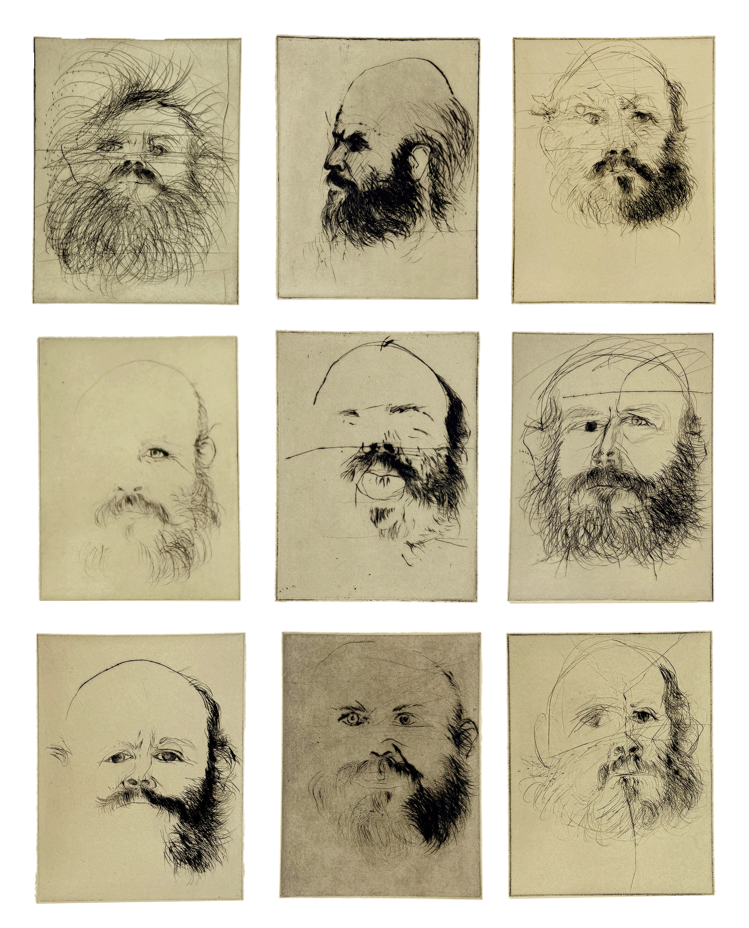 Self Portraits portfolio by Jim Dine
