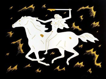 Sirens of the Night (white) by Cleon Peterson at Dellasposa