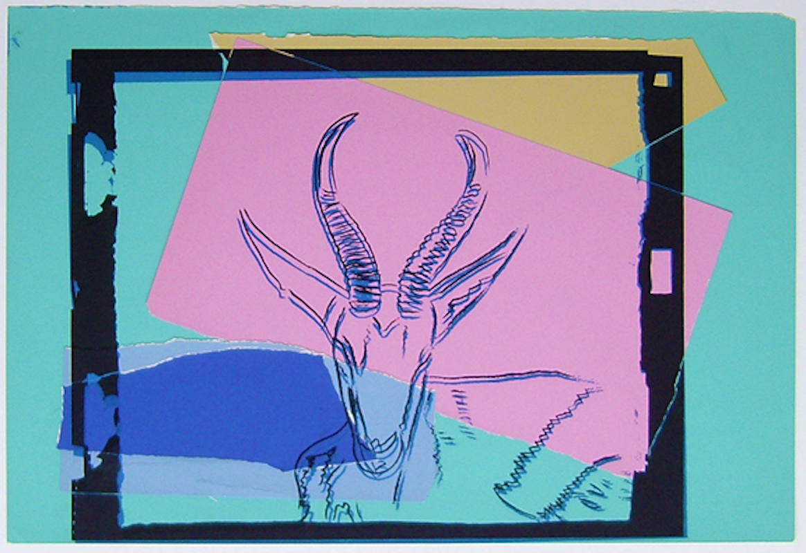 Vanishing Animals: Sommering Gazelle by Andy Warhol