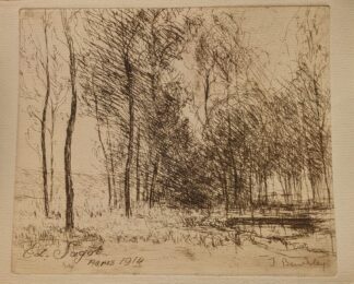 The Headwaters of the Voulzie by Jacques Beurdeley at Sylvan Cole Gallery