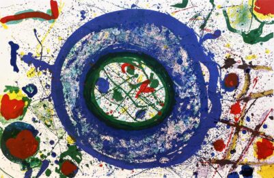 Untitled – Memoire de la Liberte Portfolio (SF-346) by Sam Francis at Hamilton-Selway Fine Art