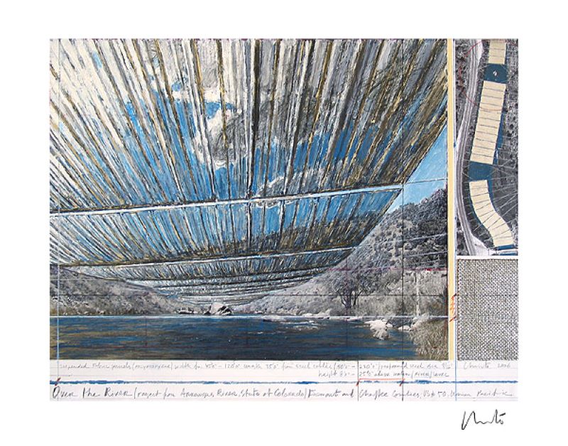 Over The Arkansas River, Project U by Christo and Jeanne-Claude