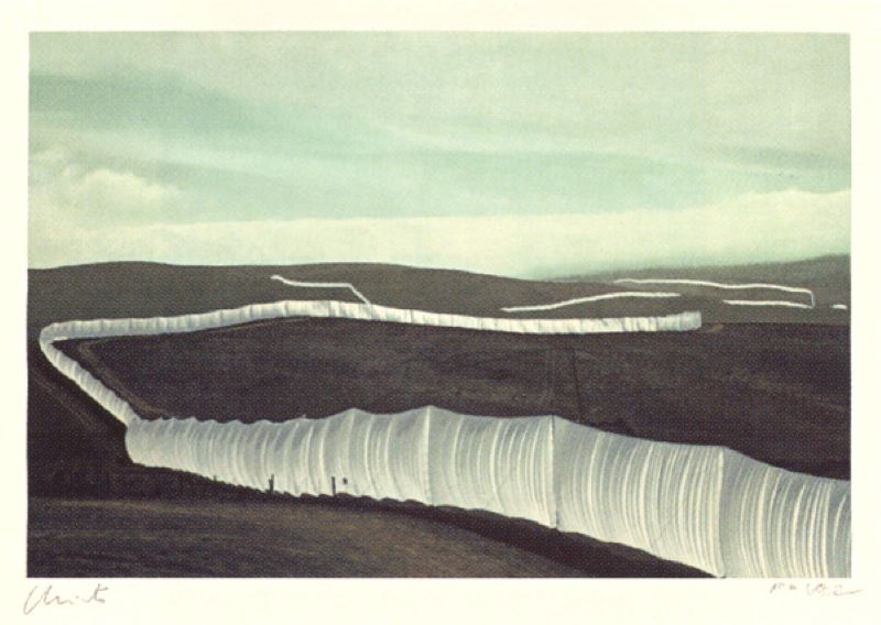 Running Fence, California by Christo and Jeanne-Claude