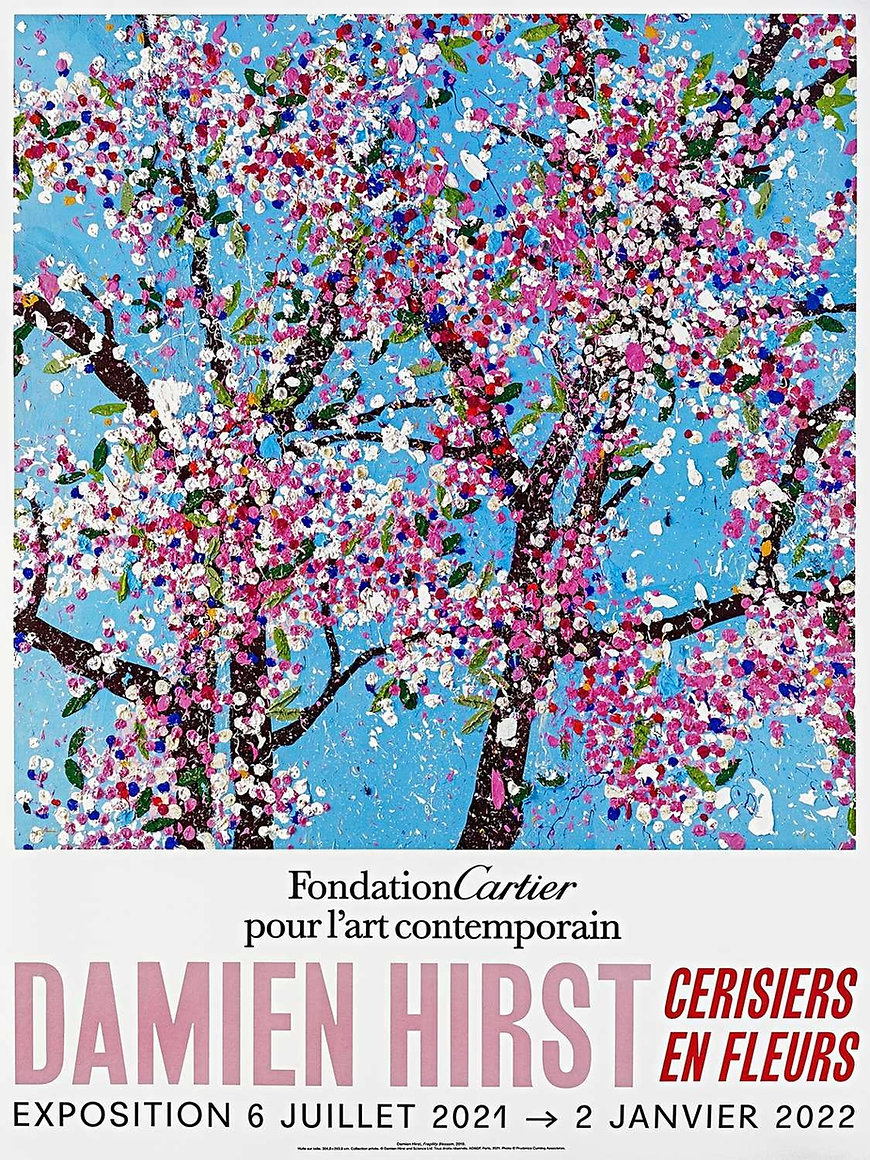 Damien Hirst Foundation Cartier Cerisiers En Fleurs Cherry Blossom by Damien Hirst