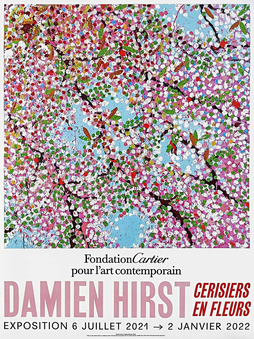 Damien Hirst Foundation Cartier Cerisiers En Fleurs Cherry Blossom by Damien Hirst