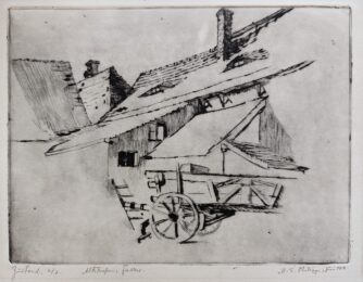 Alter Hof in Dresden-Striesen by Martin Erich Philipp at Sylvan Cole Gallery