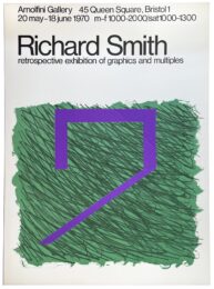 Arnolfini Gallery 1970 poster by Richard Smith at Petersburg Press