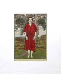 Girl with Mistletoe by Jeroen Van Duyn at Editions Graphiques Ltd