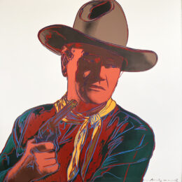 John Wayne (Unique) (FS II.377) by Andy Warhol at Revolver Gallery