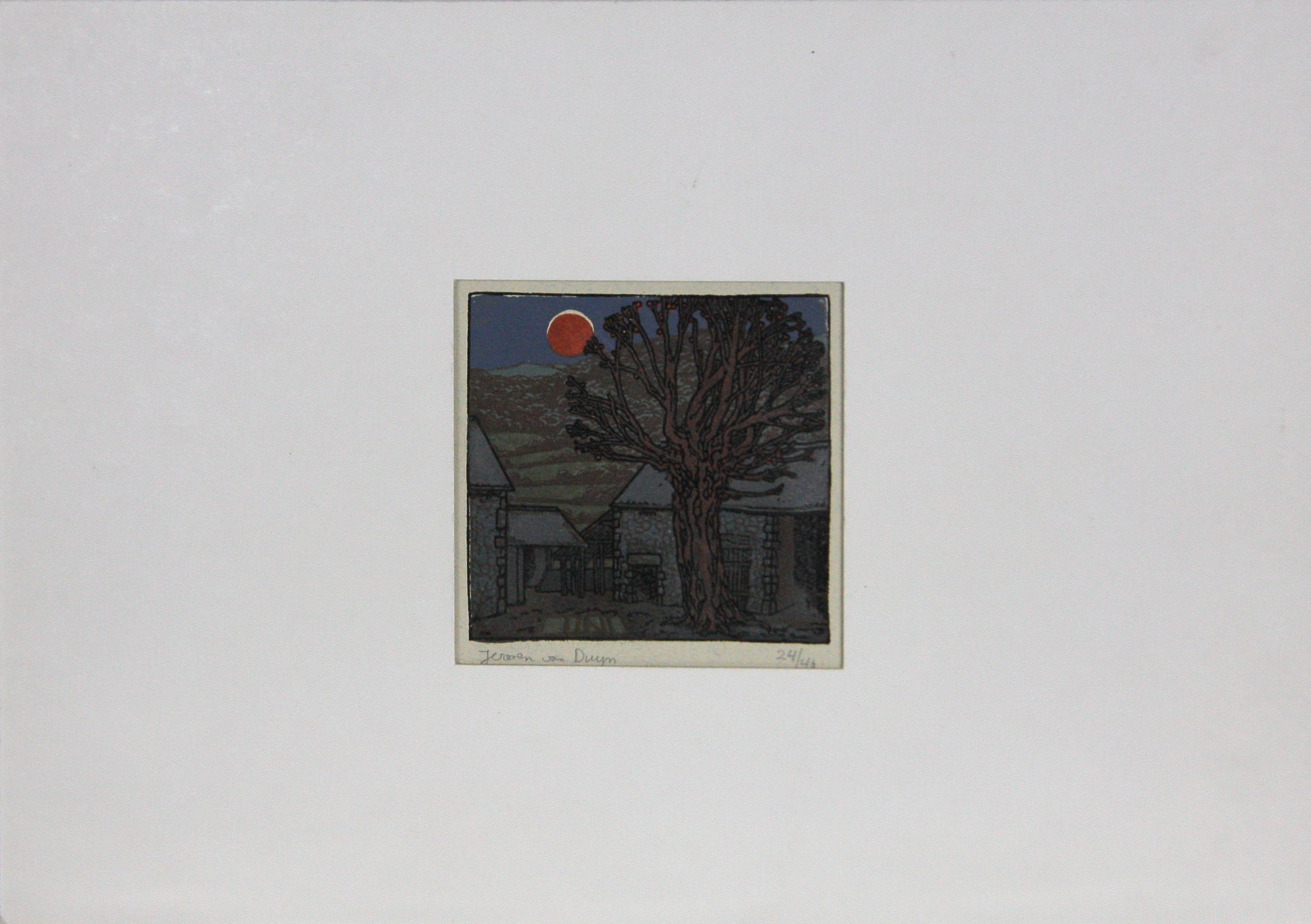 Landscape with Moon by Jeroen Van Duyn