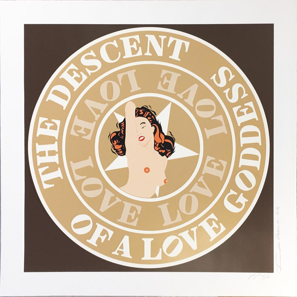 (Marilyn) Descent of a Love Goddess by Robert Indiana