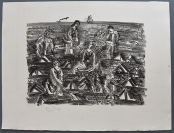 Pêcheurs de crevettes by Raoul Dufy at Sylvan Cole Gallery