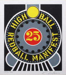 The American Dream (High Ball Redball Manifest) by Robert Indiana at Hamilton-Selway Fine Art