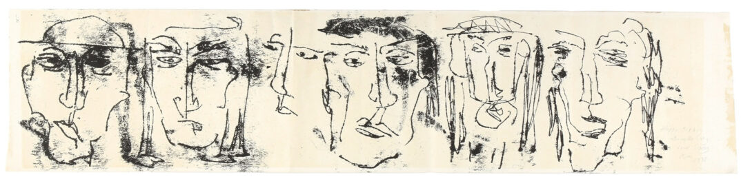 Tracey Emin Unique Portraits Monoprint by Tracey Emin at Clifton Gallery