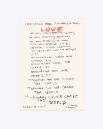 Unconditional Love by Marina Abramović at Dovehouse Contemporary