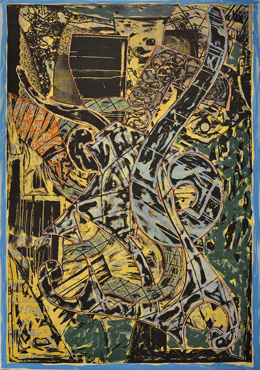 Yellow Journal by Frank Stella