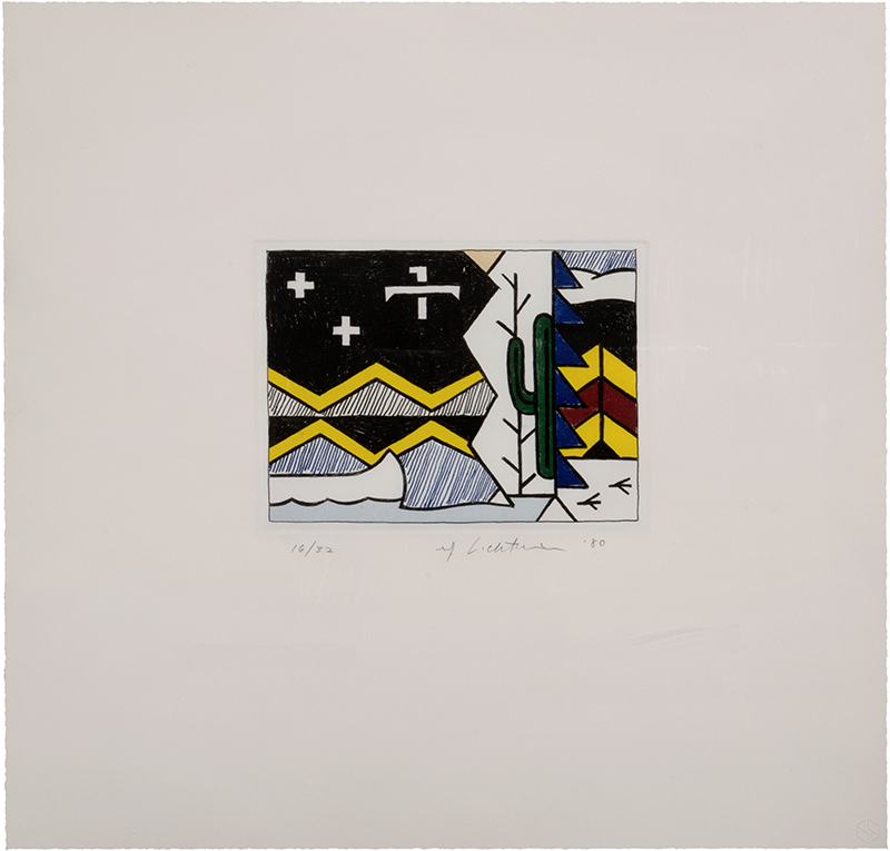 Night Scene by Roy Lichtenstein