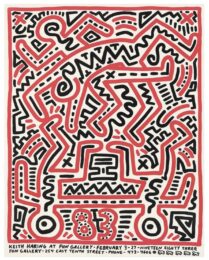 At Fun Gallery by Keith Haring at Robert Fontaine Gallery