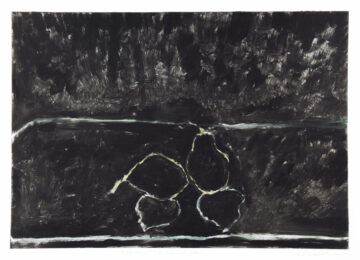Black Pears: Blue, Green and Yellow by Jane McNichol at Manneken Press (IFPDA)