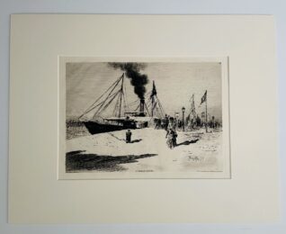 Embarcadere a Trouville by Felix Buhot at Chicago Fine Prints
