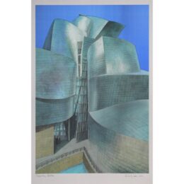 Guggenheim Bilbao by Richard Haas at Sylvan Cole Gallery