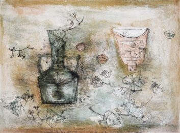 Hortensias (Hydrangeas) by Zao Wou-ki at Gilden's Art Gallery