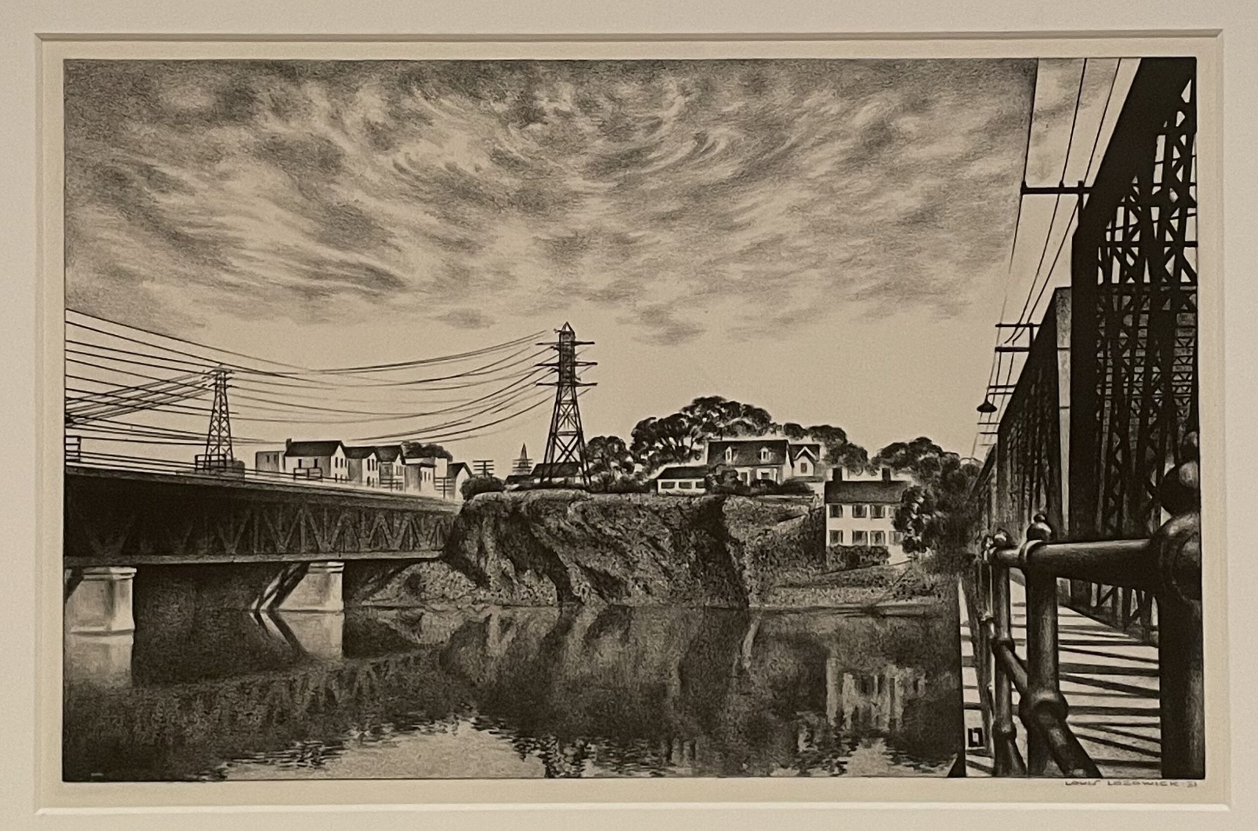 Lozowick, City on a Rock by Louis Lozowick