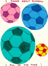 I Think About Football by David Shrigley at Dovehouse Contemporary